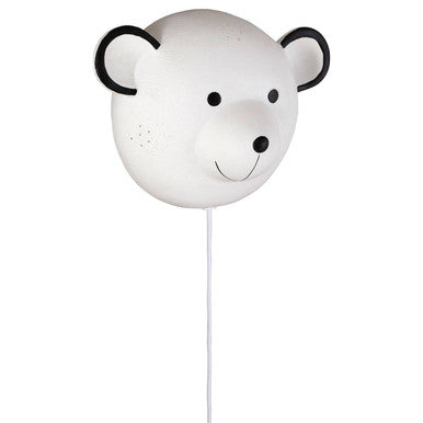 Kids Ceramic Bear Wall Night Light