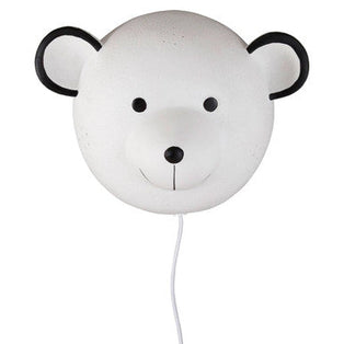 Kids Ceramic Bear Wall Night Light