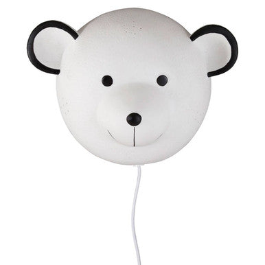 Kids Ceramic Bear Wall Night Light