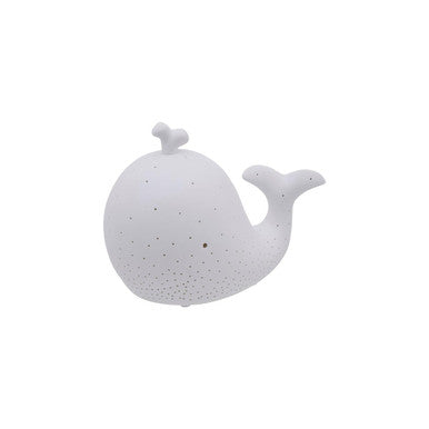 Kids Whale Ceramic Night Light