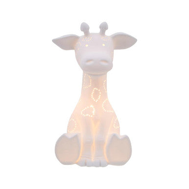 Kids Giraffe Ceramic Night Light