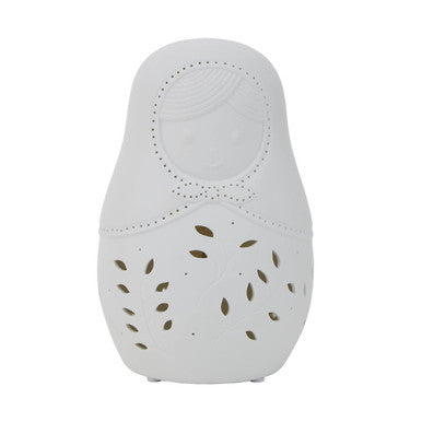 Kids Russian Doll Ceramic Night Light