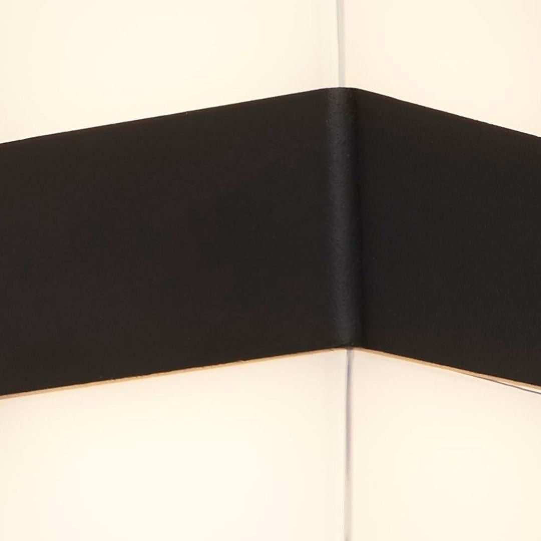 Pittsburgh Black Outdoor Square LED Wall Light