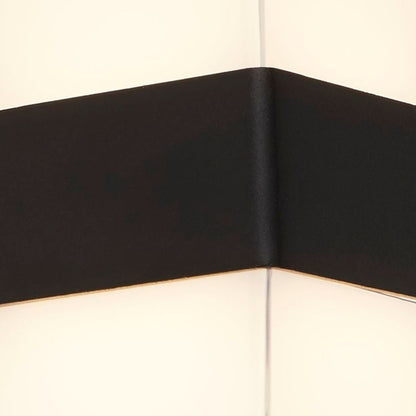 Pittsburgh Black Outdoor Square LED Wall Light