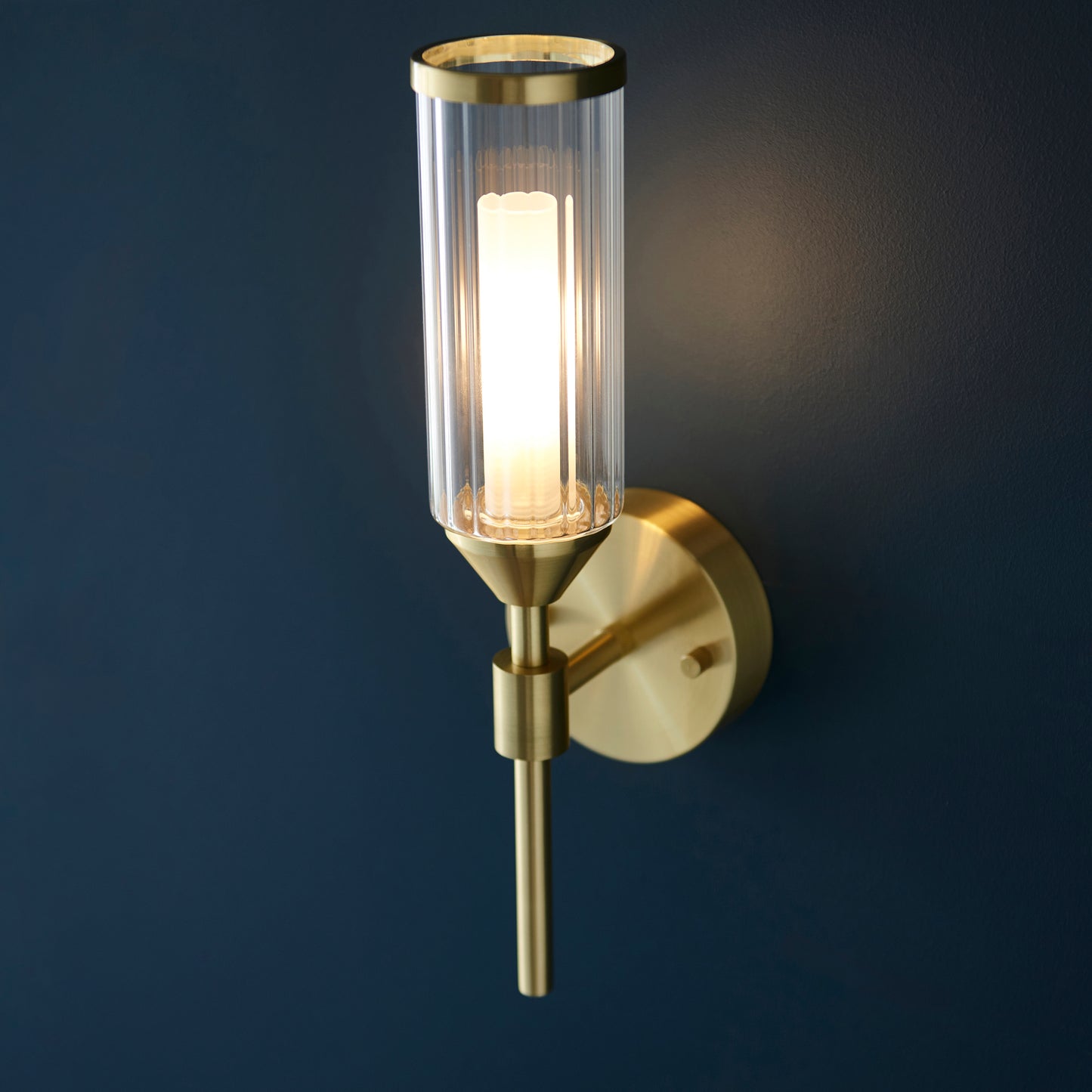 Botero Wall Light Satin Brass