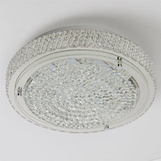 Vesta Polished Chrome LED Flush Ceiling Light