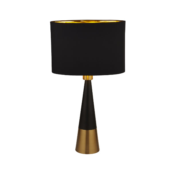 Chloe Black & Copper Table Lamp