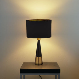 Chloe Black & Copper Table Lamp