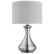 Touch Silver Glass Table Lamp