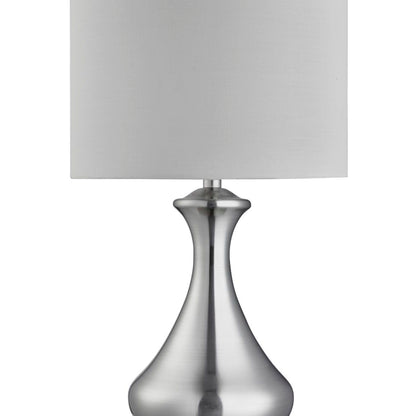 Touch Silver Glass Table Lamp