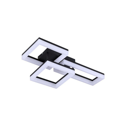 Wall Art II Matte Black LED Flush Ceiling Light