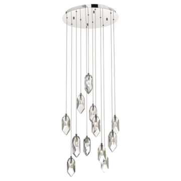 Crystal LED Cluster Pendant Ceiling Light