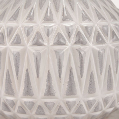 Anneli White Aztec Ceramic Table Lamp