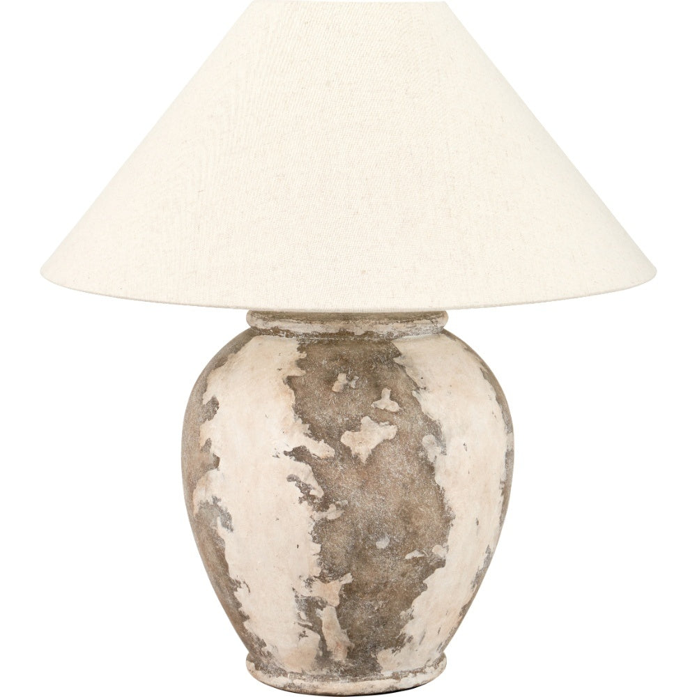 Lulia Antique Finish Stoneware Table Lamp