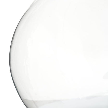 Hallie Glass Table Lamp with White Shade