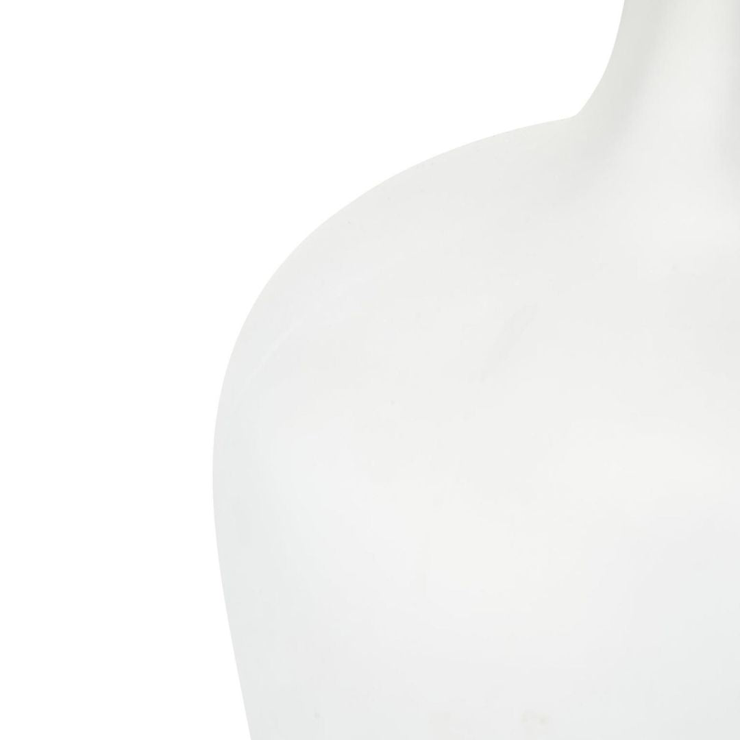 Tamsin Frosted Glass Table Lamp with Grey Shade