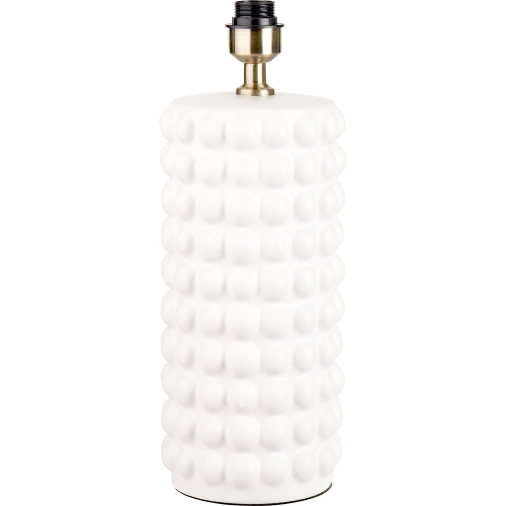 Sohan White and Black bobbled Table Lamp