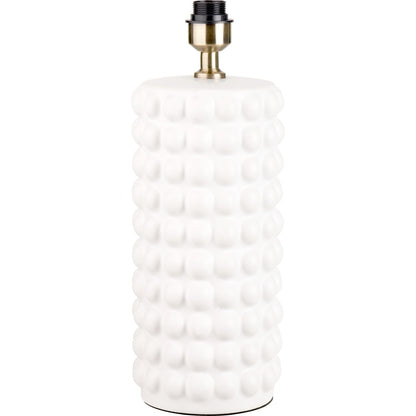 Sohan White and Black bobbled Table Lamp