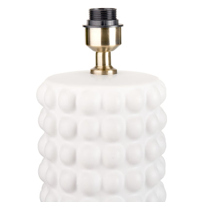 Sohan White and Black bobbled Table Lamp