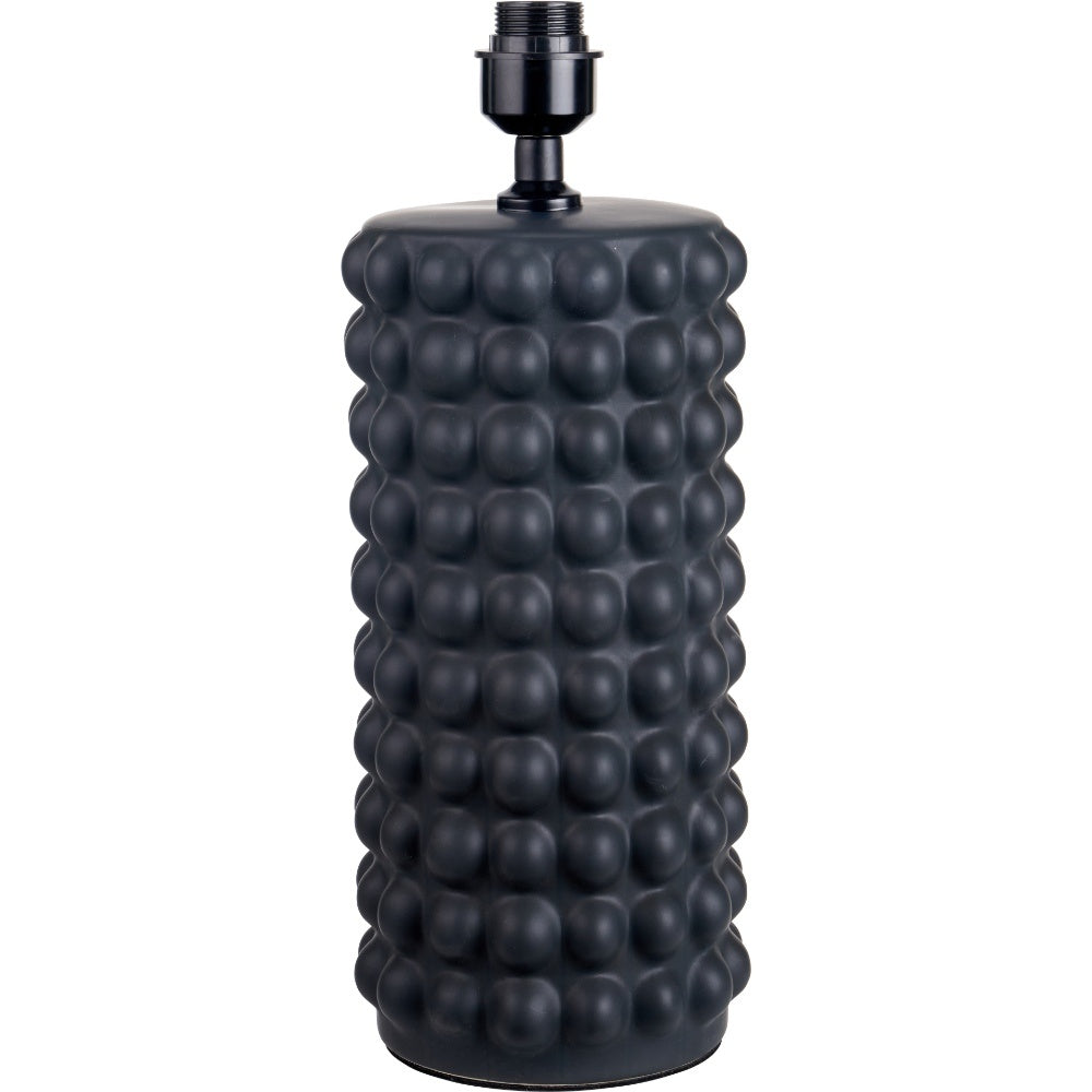 Sohan Black and White Bobbled Table Lamp