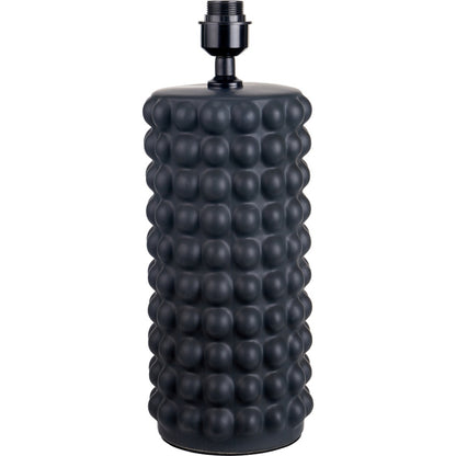 Sohan Black and White Bobbled Table Lamp