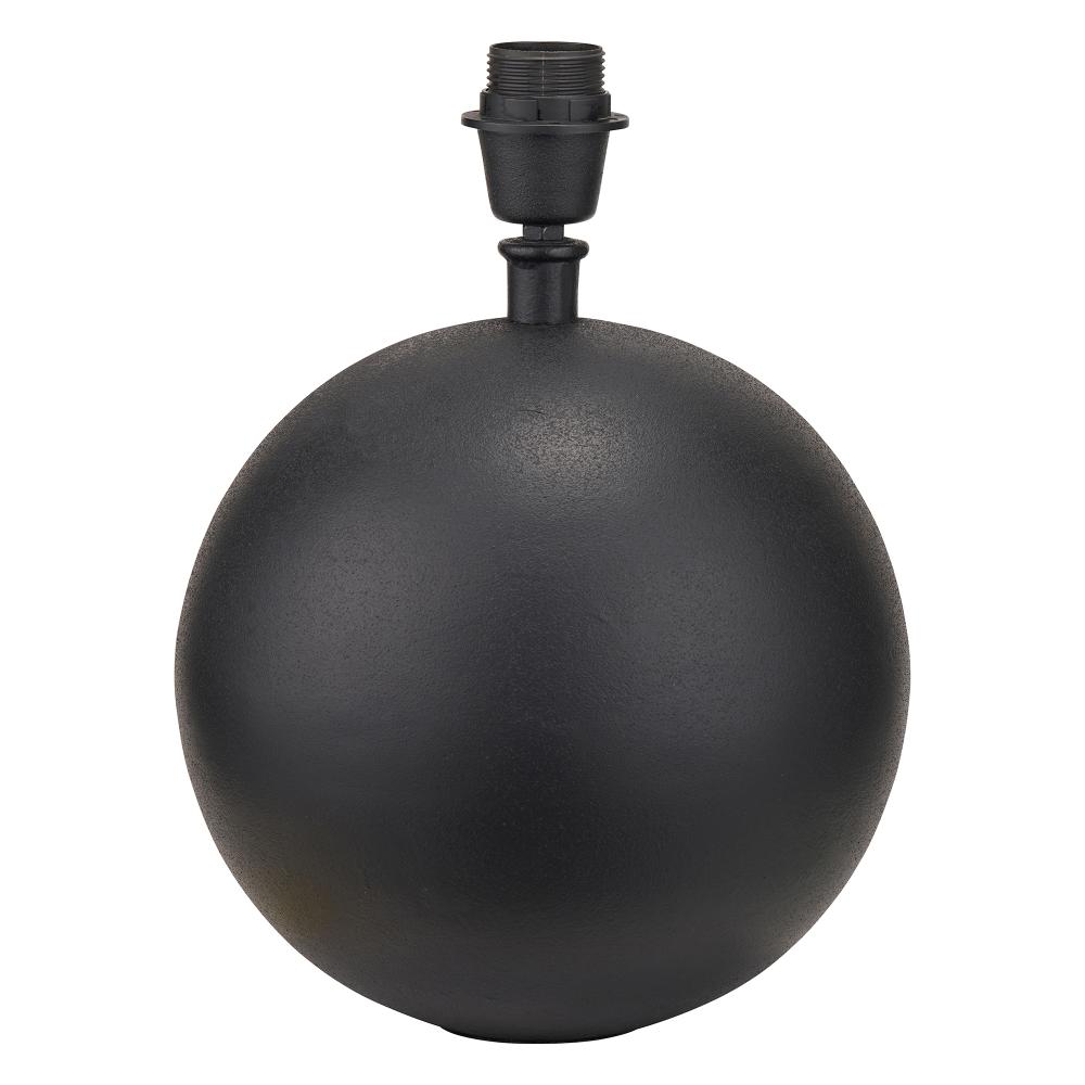 Benio Spherical Matte Black Table Lamp