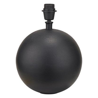 Benio Spherical Matte Black Table Lamp