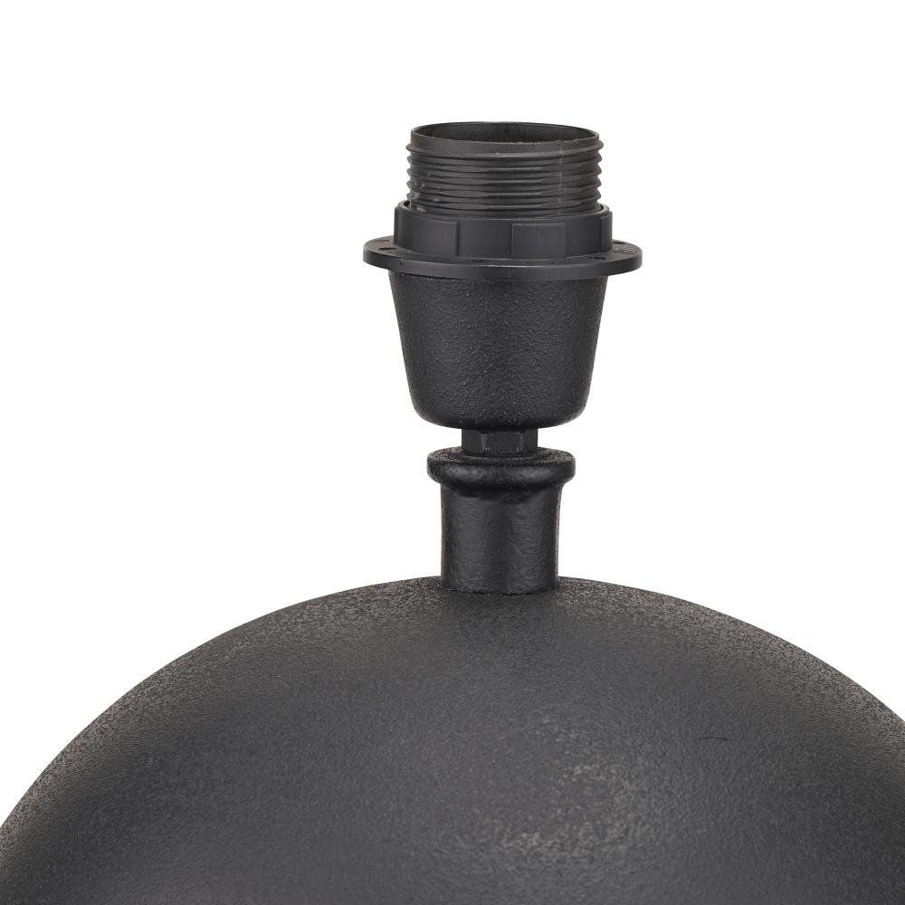 Benio Spherical Matte Black Table Lamp