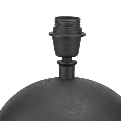 Benio Spherical Matte Black Table Lamp