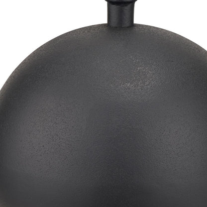 Benio Spherical Matte Black Table Lamp