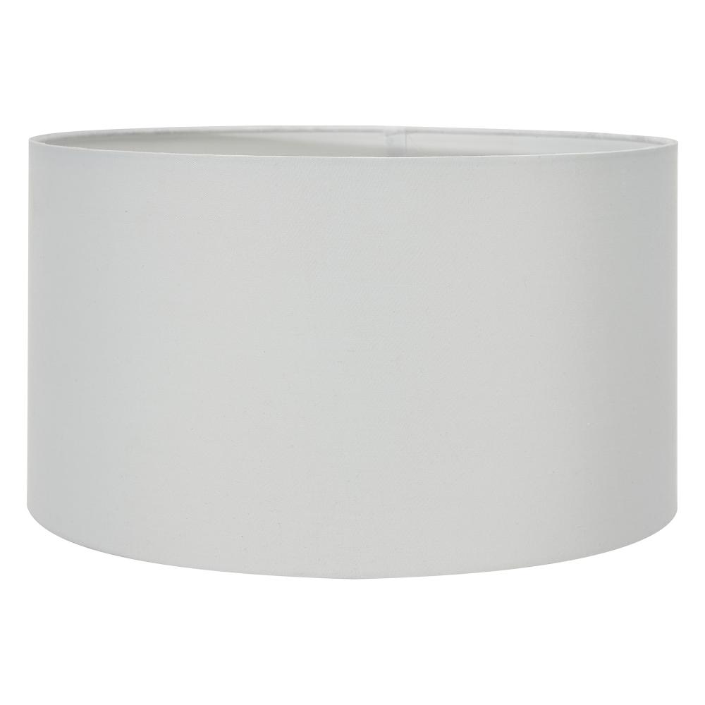 Josie Clear Glass and White Shade Table Lamp