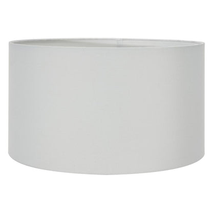 Josie Clear Glass and White Shade Table Lamp