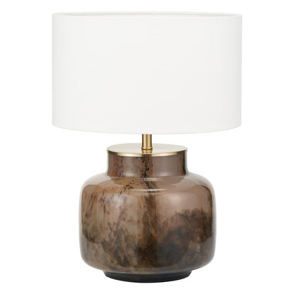 Cerdanya Brown Glass Table Lamp
