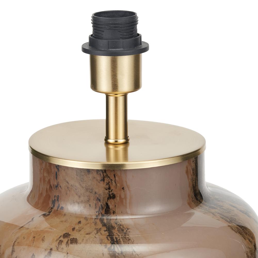 Cerdanya Brown Glass Table Lamp