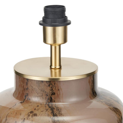 Cerdanya Brown Glass Table Lamp
