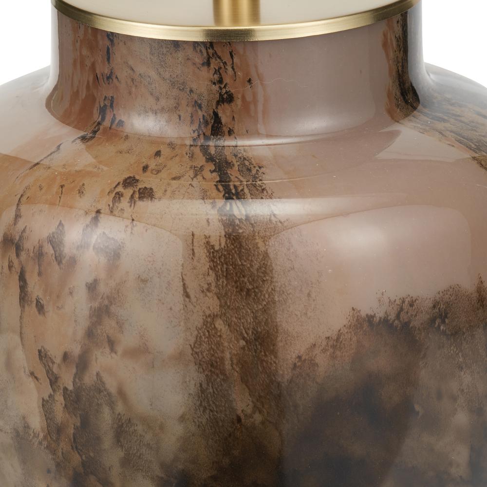 Cerdanya Brown Glass Table Lamp