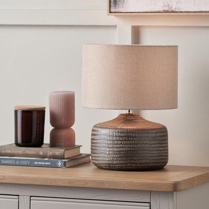 Kai Earth Textured Table Lamp