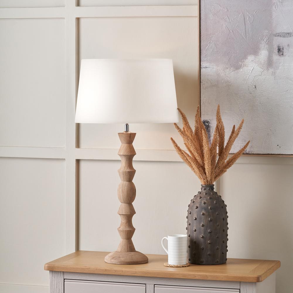 Ayra Natural Wood Table Lamp
