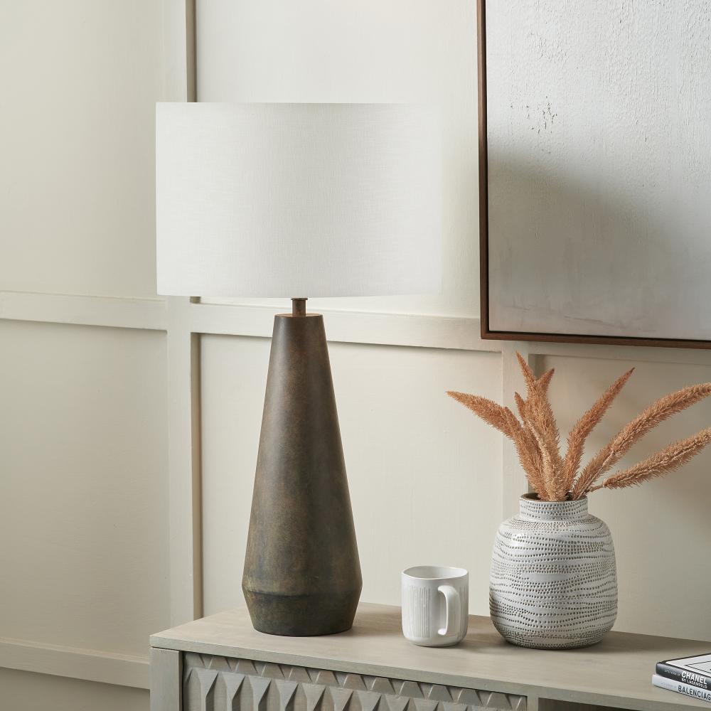 Arbor Verdi Gris Dark Brown Table Lamp