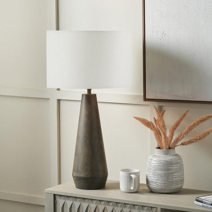 Arbor Verdi Gris Dark Brown Table Lamp