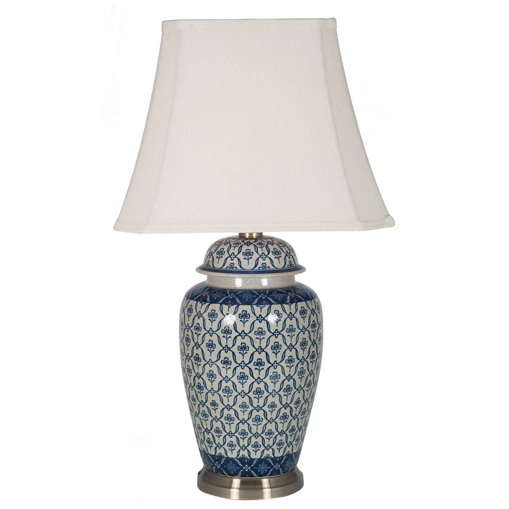 Chika 73cm Table Lamp Blue