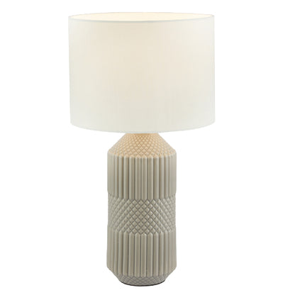 Meribel Tall Grey Table Lamp