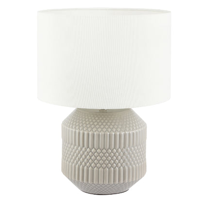 Meribel Small Grey Table Lamp