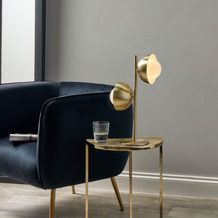 Estellle Brushed Brass Table Lamp