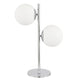 Asterope Opal & Polished Chrome Table Lamp