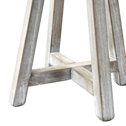 Whitby Grey Wood Table Lamp