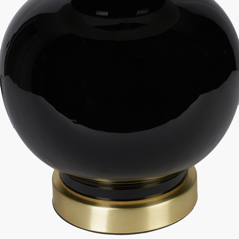 Gatsby Black and Gold Ceramic Table Lamp