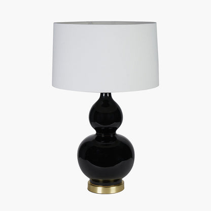 Gatsby Black and Gold Ceramic Table Lamp