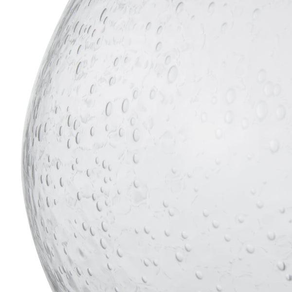 Beja Organic Shape Clear Bubble Glass Table Lamp