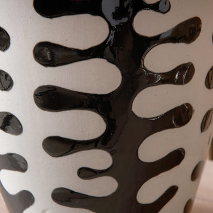 Elkorn Black and White Ceramic Table Lamp